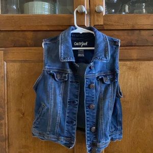 Cat & Jack denim kids vest